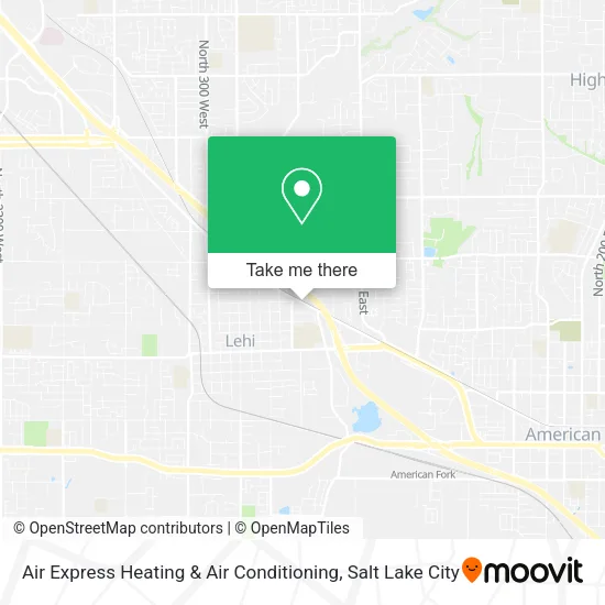 Air Express Heating & Air Conditioning map