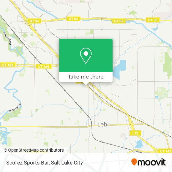 Scorez Sports Bar map