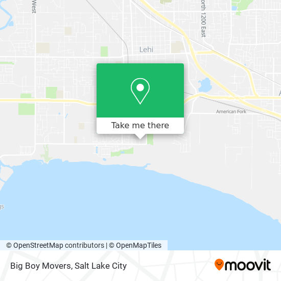 Big Boy Movers map