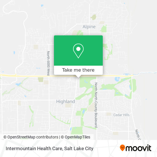 Mapa de Intermountain Health Care