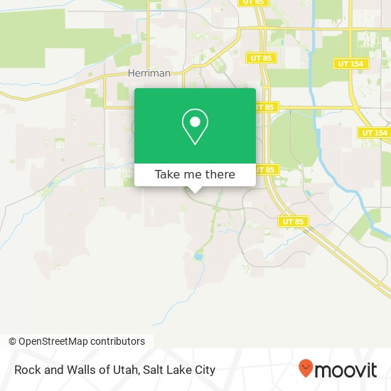 Rock and Walls of Utah map