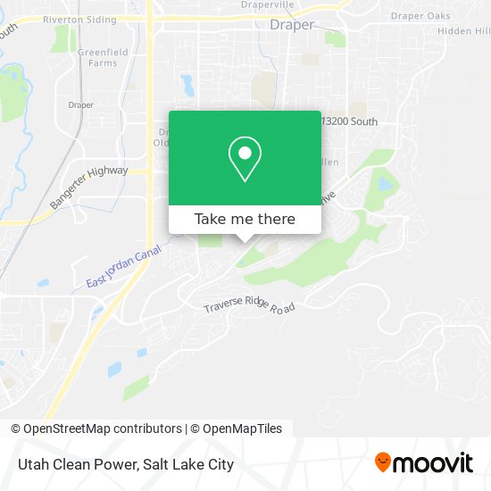Mapa de Utah Clean Power