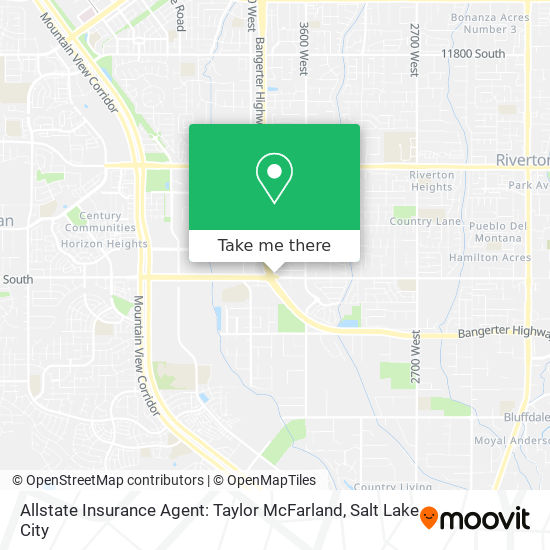 Allstate Insurance Agent: Taylor McFarland map