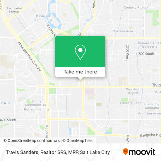 Mapa de Travis Sanders, Realtor SRS, MRP