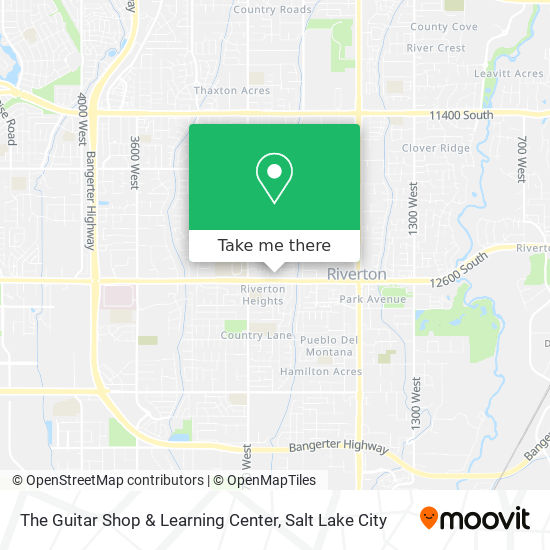 Mapa de The Guitar Shop & Learning Center