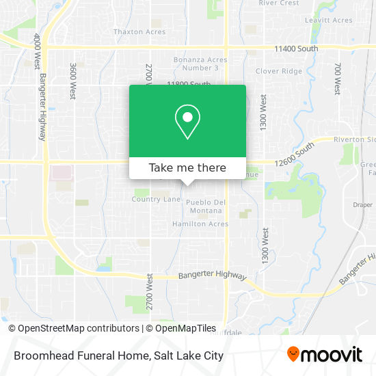 Mapa de Broomhead Funeral Home