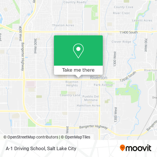 Mapa de A-1 Driving School