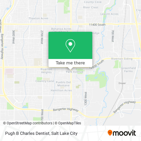 Pugh B Charles Dentist map