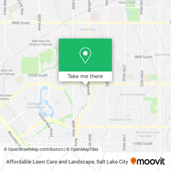 Mapa de Affordable Lawn Care and Landscape