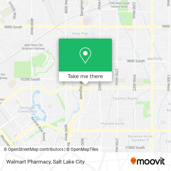 Mapa de Walmart Pharmacy