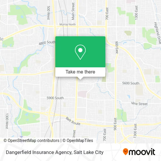 Dangerfield Insurance Agency map