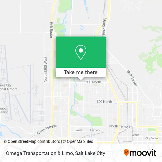 Omega Transportation & Limo map