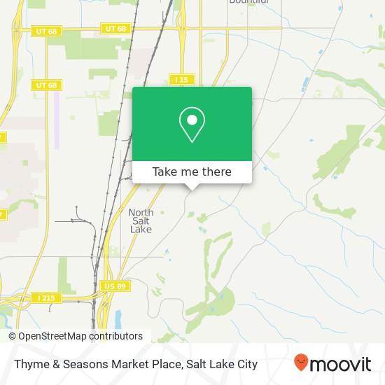 Thyme & Seasons Market Place map