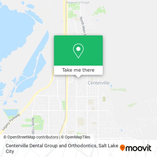 Centerville Dental Group and Orthodontics map