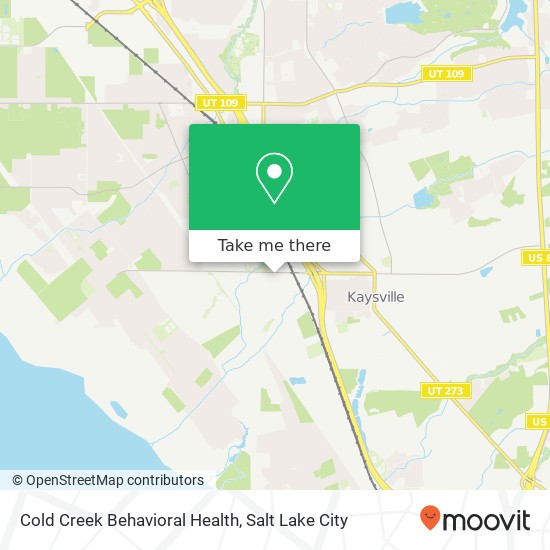 Cold Creek Behavioral Health map