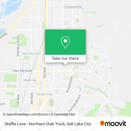 Waffle Love - Northern Utah Truck map