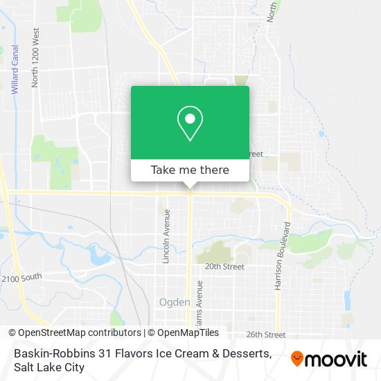 Baskin-Robbins 31 Flavors Ice Cream & Desserts map