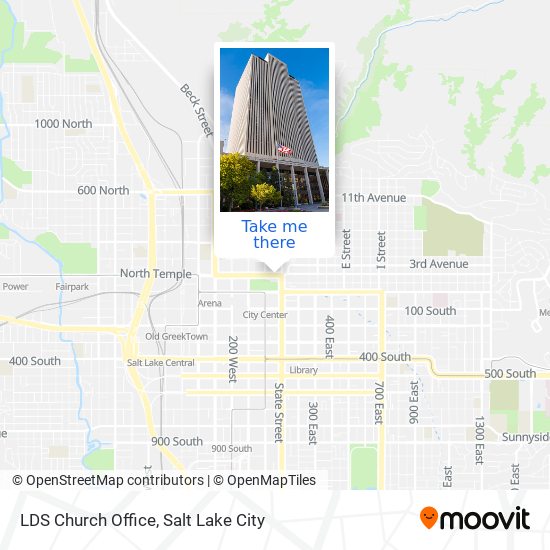 Mapa de LDS Church Office