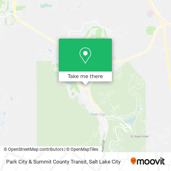 Park City & Summit County Transit map
