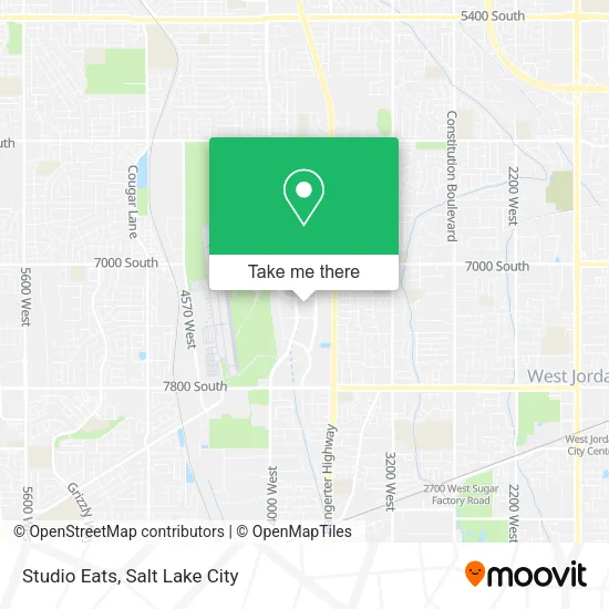 Studio Eats map