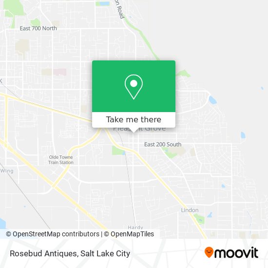 Rosebud Antiques map