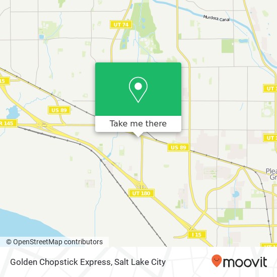 Mapa de Golden Chopstick Express, 456 E State Rd American Fork, UT 84003