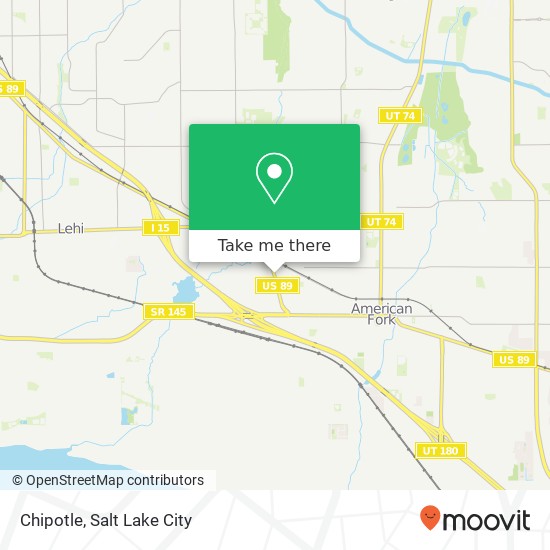 Chipotle, 232 N West State Rd American Fork, UT 84003 map