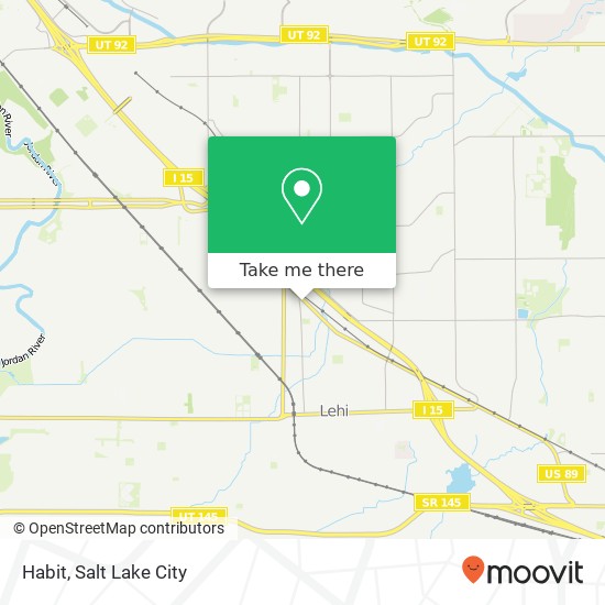 Mapa de Habit, W State St Lehi, UT 84043