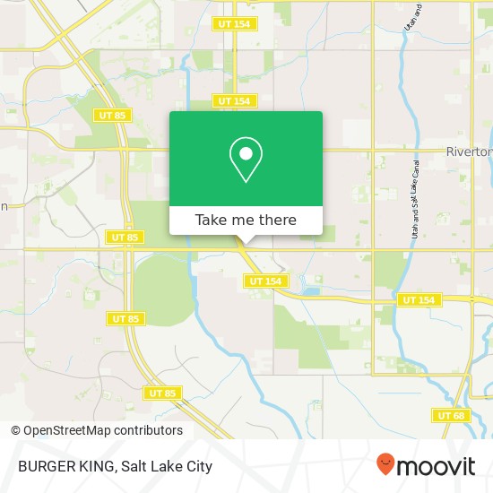 BURGER KING, 3816 W 13400 S Riverton, UT 84065 map