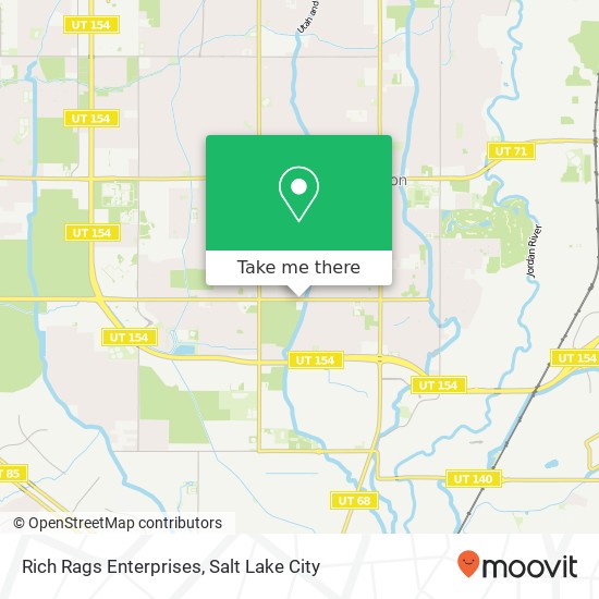 Mapa de Rich Rags Enterprises, 2360 W 13400 S Riverton, UT 84065