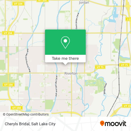 Cheryls Bridal map