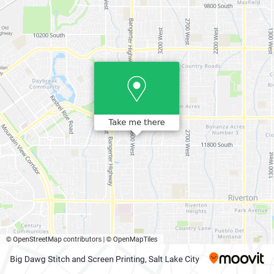 Big Dawg Stitch and Screen Printing map