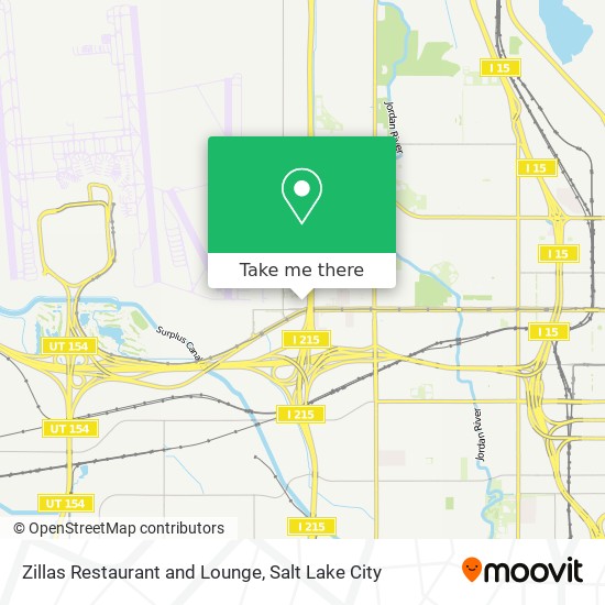 Mapa de Zillas Restaurant and Lounge