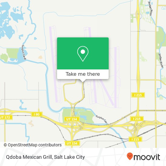 Qdoba Mexican Grill, 776 Terminal Dr Salt Lake City, UT 84116 map