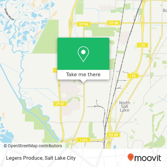 Legers Produce, 985 N Redwood Rd North Salt Lake, UT 84054 map