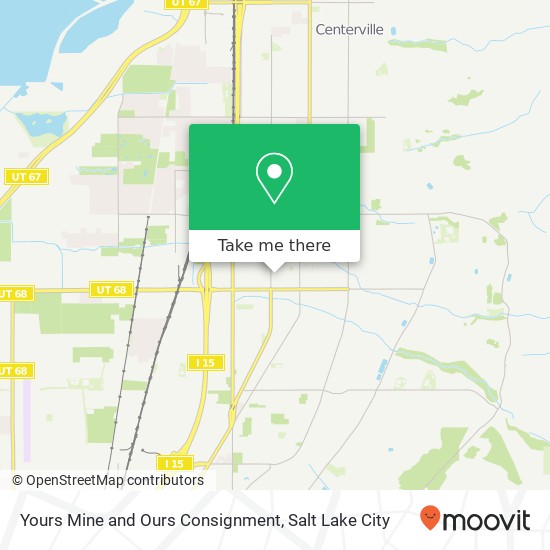 Mapa de Yours Mine and Ours Consignment, 177 W 300 S Bountiful, UT 84010