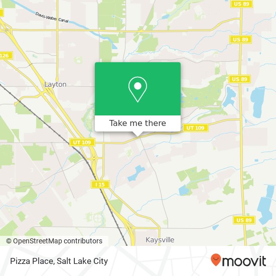 Pizza Place, 1078 E Gentile St Layton, UT 84041 map