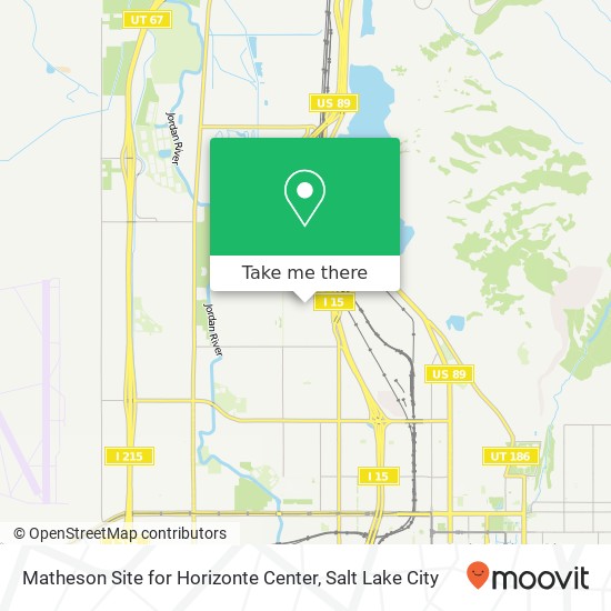 Matheson Site for Horizonte Center map