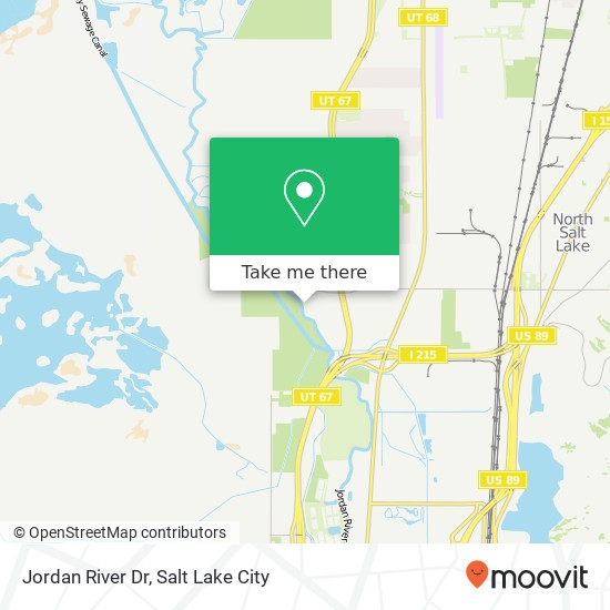 Jordan River Dr map