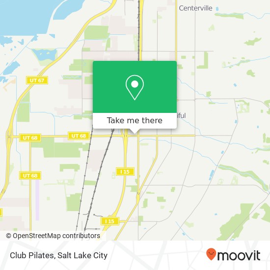 Club Pilates map