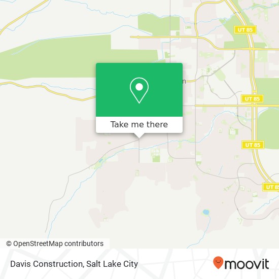 Mapa de Davis Construction