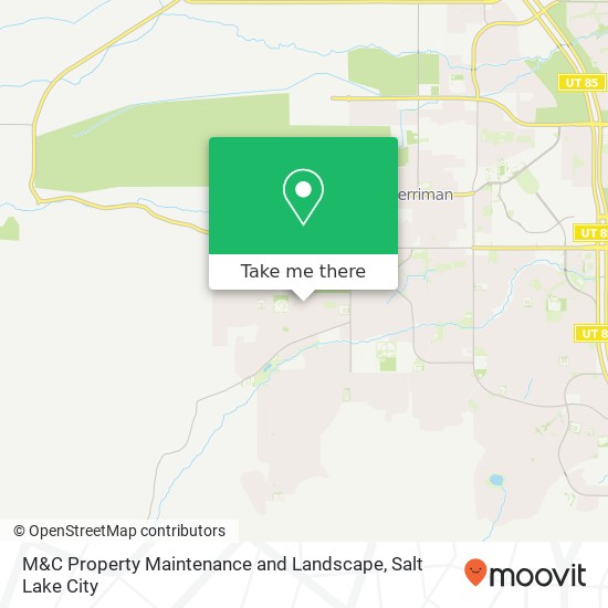 M&C Property Maintenance and Landscape map