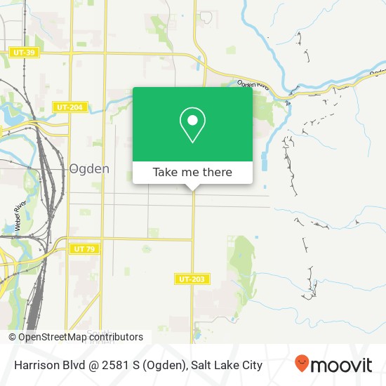 Harrison Blvd @ 2581 S (Ogden) map