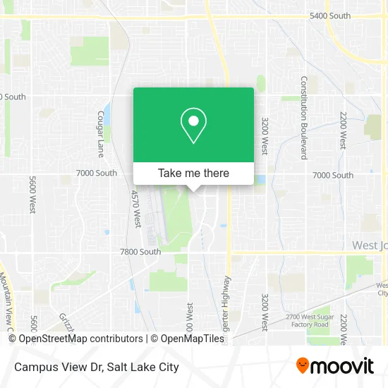 Campus View Dr map