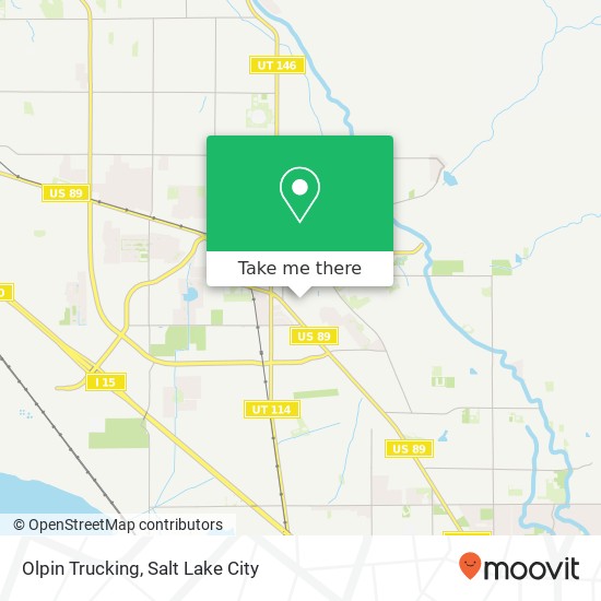 Olpin Trucking map