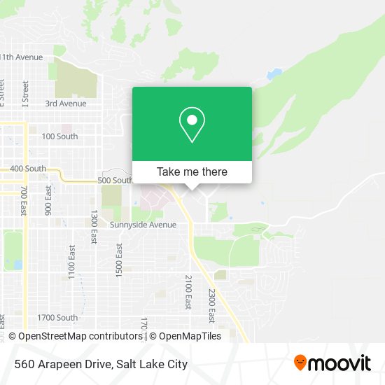 560 Arapeen Drive map