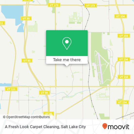 A Fresh Look Carpet Cleaning map