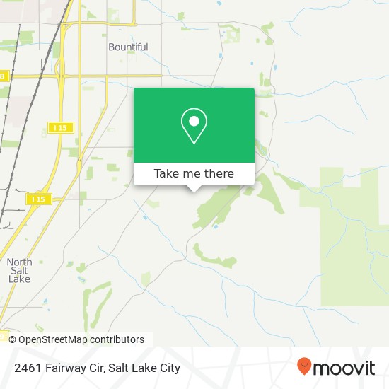 Mapa de 2461 Fairway Cir