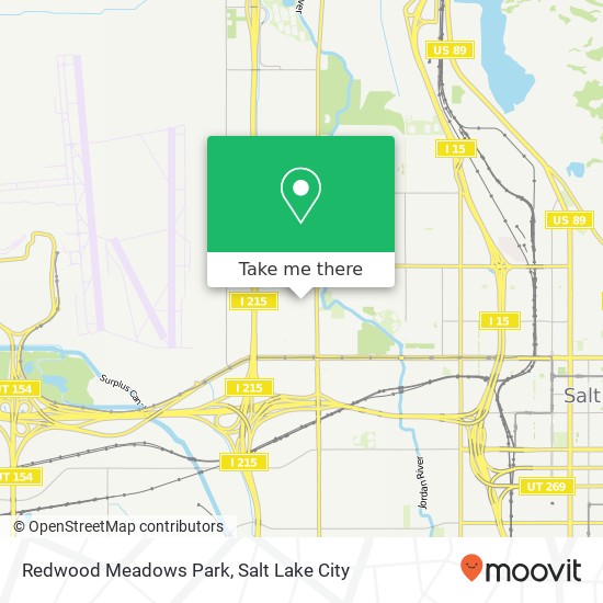 Mapa de Redwood Meadows Park