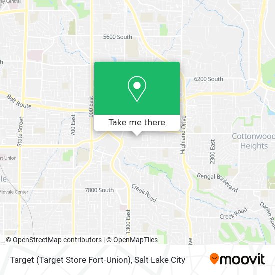 Target (Target Store Fort-Union) map